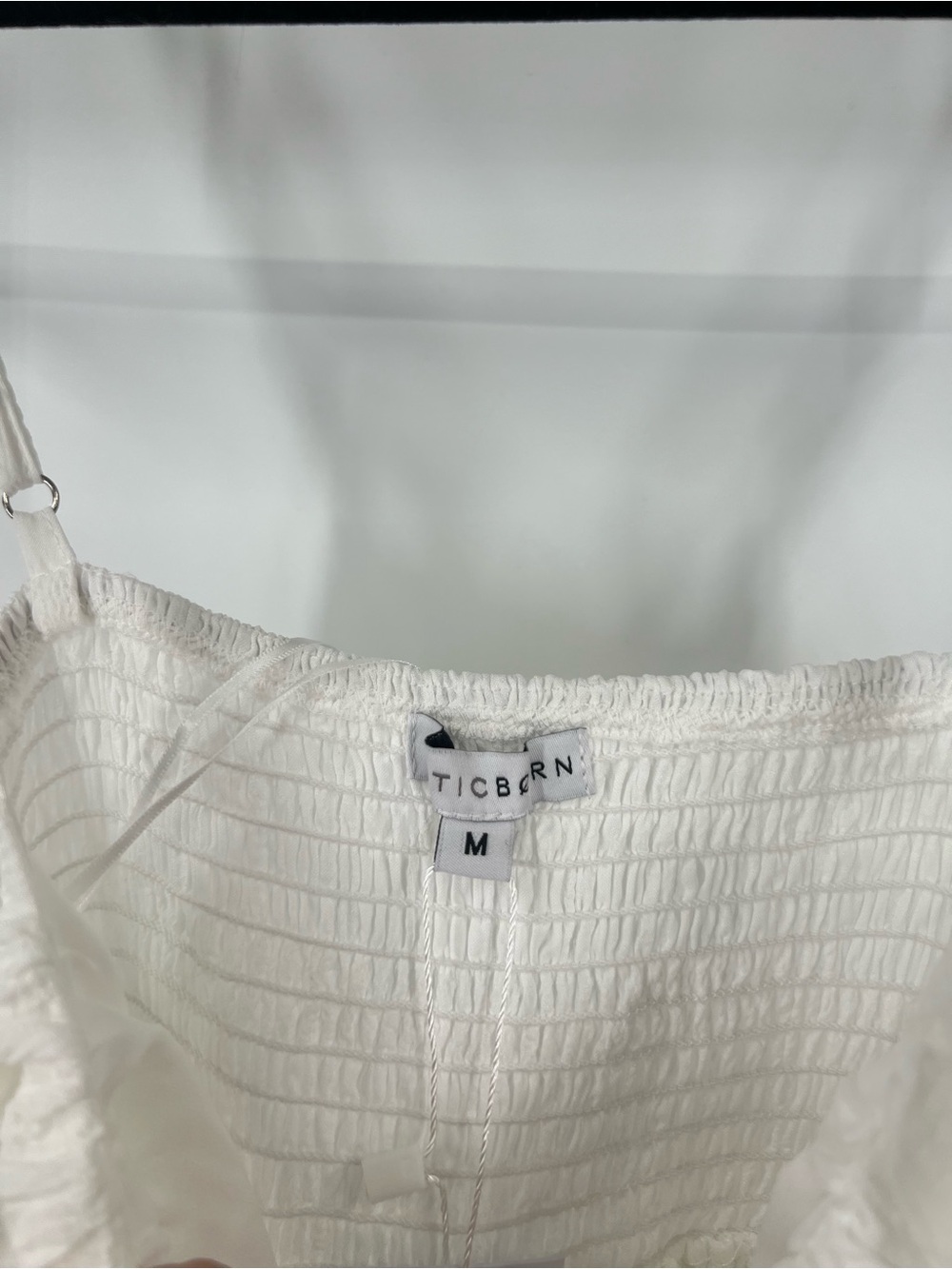 Baltic Born Mikayla Textured Tank Dress Off White NWT - Picture 4 of 9